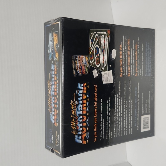 🏁2002's Ultimate Auto Trivia game BRAND NEW. FACTORY SEALED - Picture 3 of 3